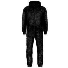 Black Marble Hooded Jumpsuit (men) 