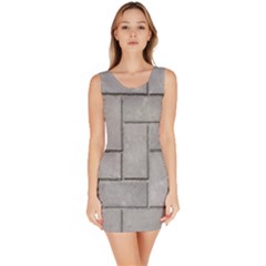 Alternating Grey Brick Bodycon Dresses by trendistuff