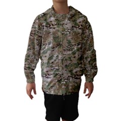 Camo Woodland Faded Hooded Wind Breaker (kids) by trendistuff