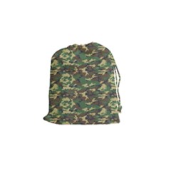 Camo Woodland Drawstring Pouches (small) 