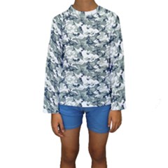 Camo Urban Kid s Long Sleeve Swimwear