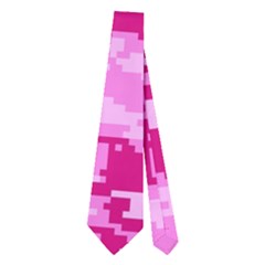 Camo Digital Pink Neckties (two Side)  by trendistuff