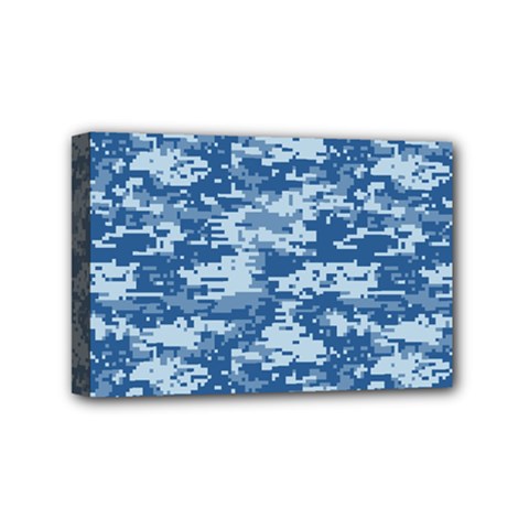 Camo Digital Navy Mini Canvas 6  X 4 