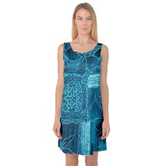 Sleeveless Satin Nightdress