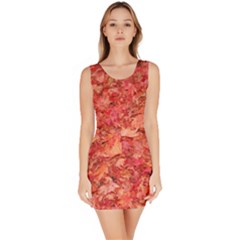 Red Maple Leaves Bodycon Dresses by trendistuff