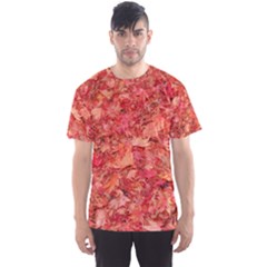 Red Maple Leaves Men s Sport Mesh Tees