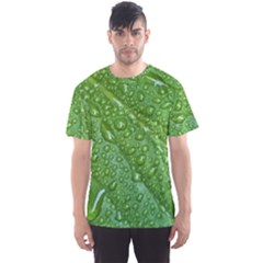 Green Leaf Drops Men s Sport Mesh Tees