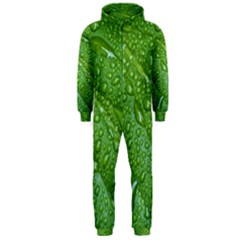 Green Leaf Drops Hooded Jumpsuit (men)  by trendistuff