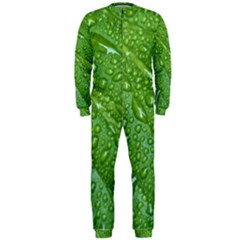 Green Leaf Drops Onepiece Jumpsuit (men)  by trendistuff