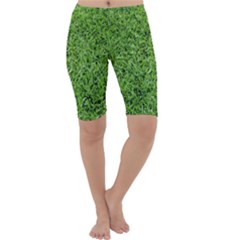 Green Grass 2 Cropped Leggings