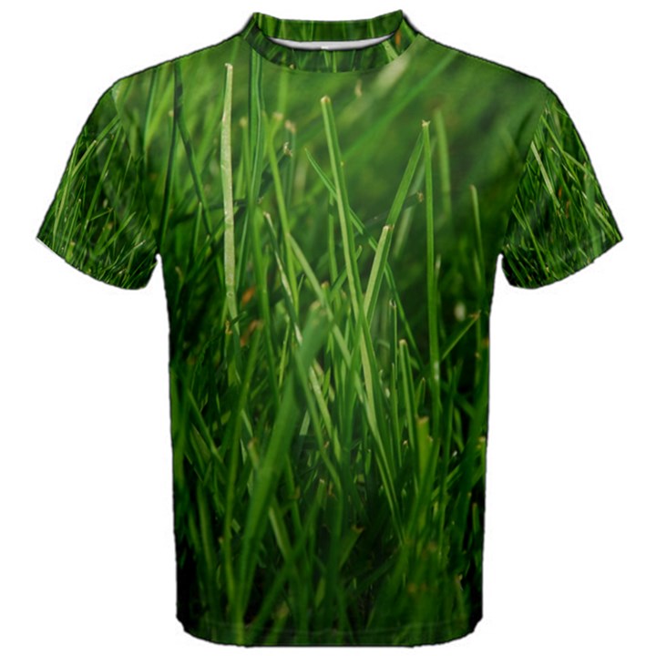 GREEN GRASS 1 Men s Cotton Tees