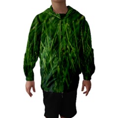 Green Grass 1 Hooded Wind Breaker (kids) by trendistuff