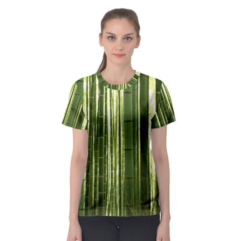 Bamboo Grove 2 Women s Sport Mesh Tees by trendistuff