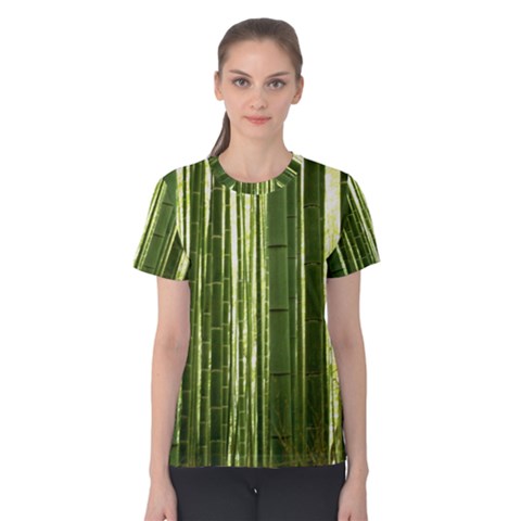 Bamboo Grove 2 Women s Cotton Tee by trendistuff