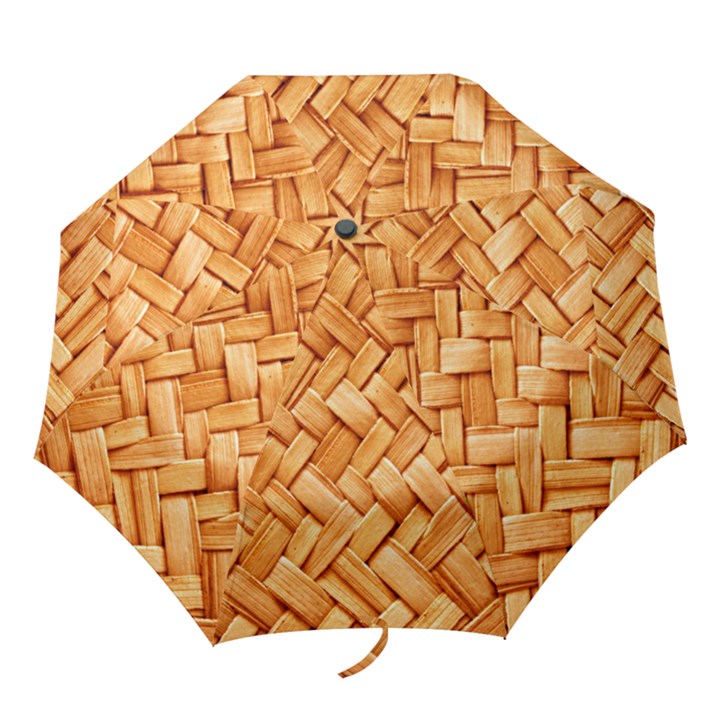 WOVEN STRAW Folding Umbrellas