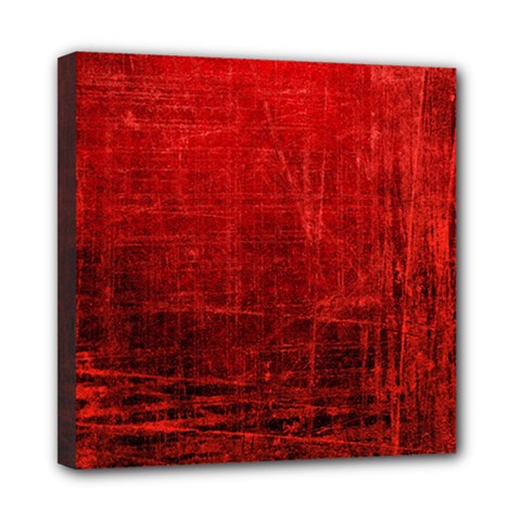 Shades Of Red Mini Canvas 8  X 8  by trendistuff