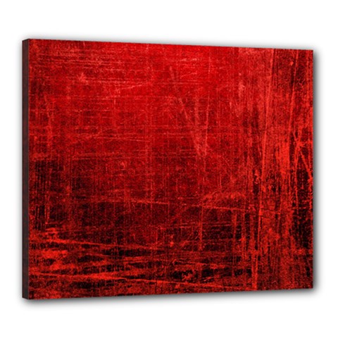 Shades Of Red Canvas 24  X 20  by trendistuff