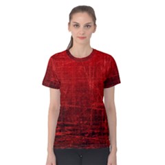 Shades Of Red Women s Cotton Tee