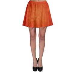 Orange Dot Art Skater Skirts by trendistuff