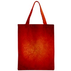 Orange Dot Art Zipper Classic Tote Bags by trendistuff