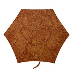 Orange Clay Dirt Mini Folding Umbrellas by trendistuff