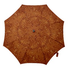 Orange Clay Dirt Hook Handle Umbrellas (small) by trendistuff