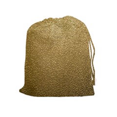 Gold Plastic Drawstring Pouches (extra Large) by trendistuff