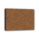 DARK BROWN SAND TEXTURE Mini Canvas 7  x 5 