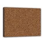 DARK BROWN SAND TEXTURE Canvas 16  x 12 