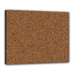 DARK BROWN SAND TEXTURE Canvas 20  x 16 