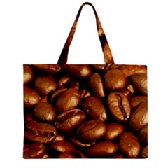 Chocolate Coffee Beans Zipper Tiny Tote Bags by trendistuff