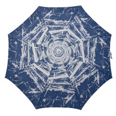 Blue And White Art Straight Umbrellas by trendistuff