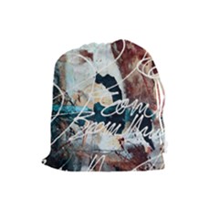 Abstract 1 Drawstring Pouches (large)  by trendistuff