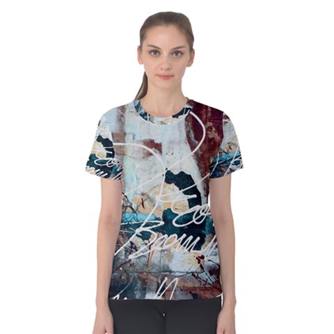 Abstract 1 Women s Cotton Tee by trendistuff