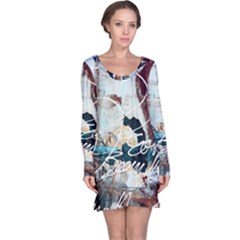 Abstract 1 Long Sleeve Nightdresses by trendistuff