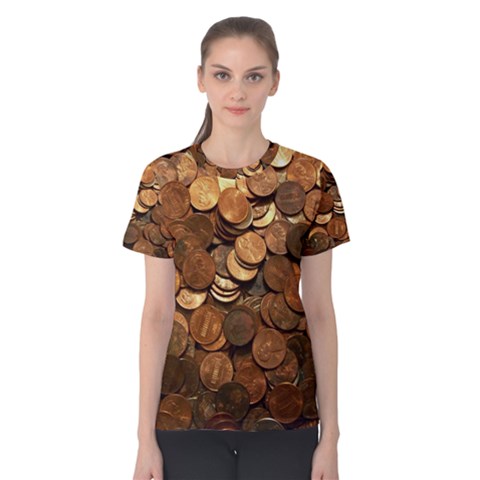 Us Coins Women s Cotton Tee by trendistuff