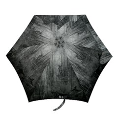 Grunge Metal Night Mini Folding Umbrellas by trendistuff