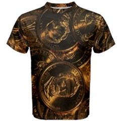 Gold Coins 2 Men s Cotton Tees by trendistuff