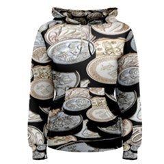 Foreign Coins Women s Pullover Hoodies by trendistuff