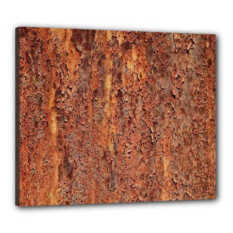 Flaky Rusting Metal Canvas 24  X 20  by trendistuff