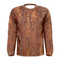 Flaky Rusting Metal Men s Long Sleeve T-shirts by trendistuff