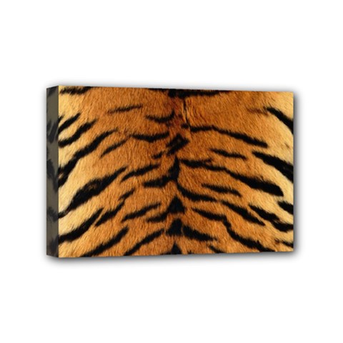 Tiger Fur Mini Canvas 6  X 4  by trendistuff