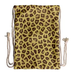 Leopard Fur Drawstring Bag (large) by trendistuff