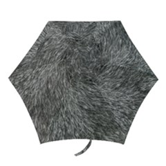 Grey Wolf Fur Mini Folding Umbrellas by trendistuff