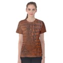 ALLIGATOR SKIN Women s Cotton Tee View1