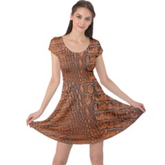 Alligator Skin Cap Sleeve Dresses by trendistuff