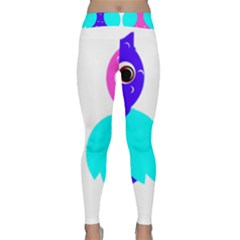 Owl Couple  Yoga Leggings by JDDesigns