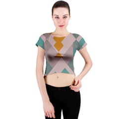 Pieces Crew Neck Crop Top by LalyLauraFLM