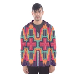 Tribal Star Mesh Lined Wind Breaker (men) by LalyLauraFLM