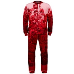 Red Tinted Roses Collage 2 Onepiece Jumpsuit (men)  by LovelyDesigns4U